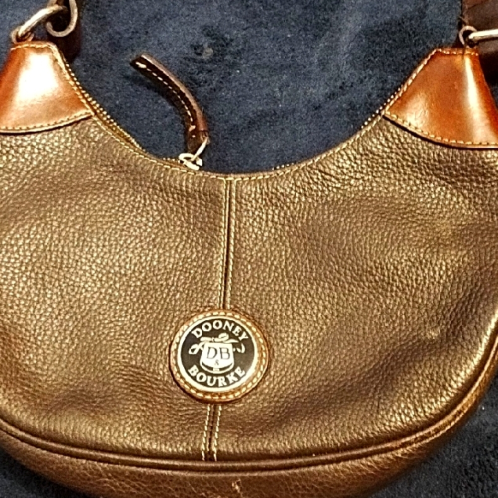 Dooney & Bourke Brown Leather Shoulder Bag